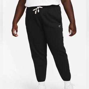 Nike Dri-Fit Swoosh Fly Standard Sweatpants DX6371-010 Black Women’s Size 1x